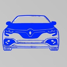 Megane 4 rs panel Renault spor Clio 3d print model - Mito3D