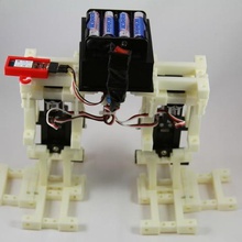 megaped servo brace various arduino biped bipedal bluetooth mount printbot robot walker 3d print model - Mito3D