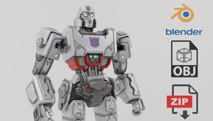 megatron classic lowpoly rigged transformers autobots optimusprime decepticons toyphotography toys transformersg bumblebee transformerstoys actionfigures toycollector autobot decepticon cybertron 3d print model - Mito3D
