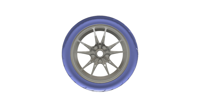 mf10 29mm+tyre Mugen mf10 roue jante 3d print model - Mito3D