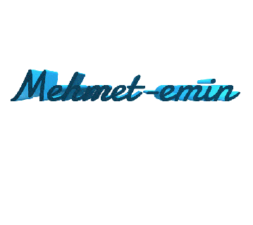 mehmet-emin Art boy male man first name decoration art home day bricoloup 3d 3d print model - Mito3D