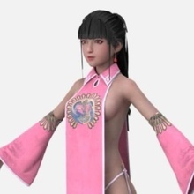 meimei blutig buchstabieren 3d Modell Spiel Person Charakter Held sexy Comic Mädchen Frau weiblich 3d print model - Mito3D