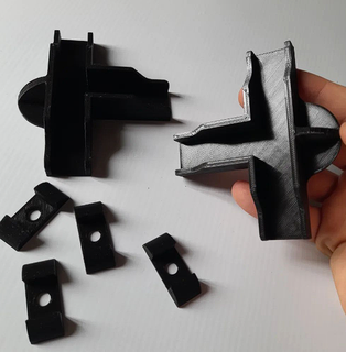 melamine plate square - cana 3d bracket tool 3d print model - Mito3D