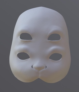 Melanie Martinez maske 3d print model - Mito3D