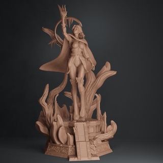 Melina elden yüzük şekil maga büyücü kadın koleksiyon 3d print model - Mito3D