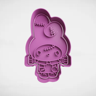 melody halloween cookie cutter cutters stl molds sanrio 3d print model - Mito3D