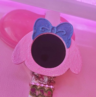 melody samsung watch 4 case hello kitty cute kawaii lolita watchcase galaxy pink sanrio 40mm 3d print model - Mito3D