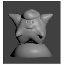 melo a arte pokemon xadrez peão novo cleffa pi 3d print model - Mito3D
