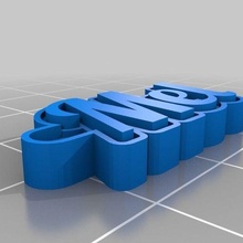 mel joyería joya personalizado llaveros 3d print model - Mito3D