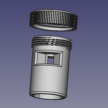 membrane aérateur plomberie évacuation 3d print model - Mito3D