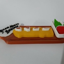 meme polenta assado milho magnético geladeira tabela 3d print model - Mito3D