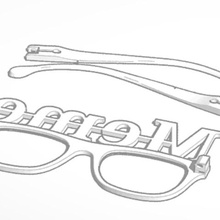 meme glasses fashion 3d print model - Mito3D