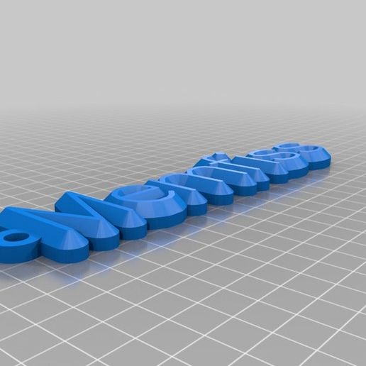 memfiss keychain customized organization 3D print model - Mito3D