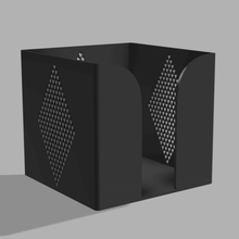 eine memo-Notiz-Würfel - 102 x mm home block cube memo Notizen post post-it 3d print model - Mito3D