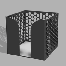 memo note cube - 102 x mm home block notes post post-it 3d print model - Mito3D