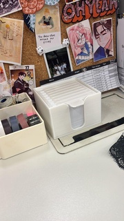 memorándum papel estante soporte post it todoista escala oficina hogar casa 3d print model - Mito3D