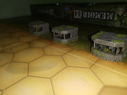 memória '44 totalmente aberto bunker jogos jogo tabuleiro memoir44 44 guerra 3d print model - Mito3D