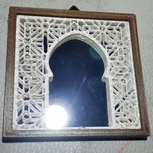 memory alhambra home decor window mirror frame 3d print model - Mito3D