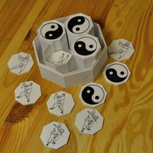 memoria juego yin yang Tai chi bagua ocho_trigramas 3d print model - Mito3D