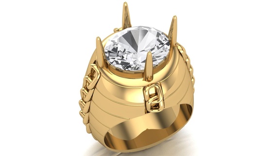 Herren Ring Gold Schmuck Juwelen Ringe Goldringe Silberringe Anhänger Ohrringe Ohrring Weißes ayyaz166 3d print model - Mito3D