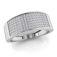 hombres Boda banda joyería joya compromiso diamante imprimible anillo enganchar oro Moda libra esterlina blanco colgante pendiente collar zafiro pendientes 3d print model - Mito3D