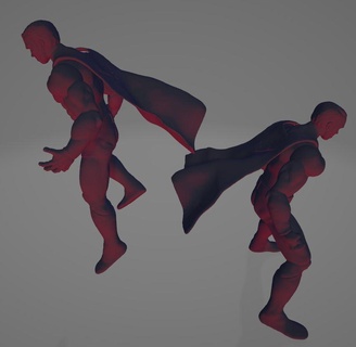 uomini acciaio supereroe superuomo uomo i fumetti dc pop cultura 3d print model - Mito3D