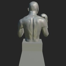hombres torso boxeador Boxer hombre 3d print model - Mito3D