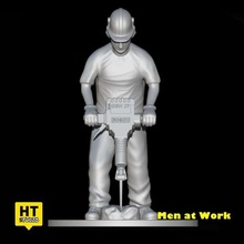 uomini martello pneumatico architettura lavoratore Lavorando uomo bosch boschgsh27 3d print model - Mito3D