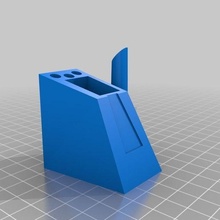 amenazador lápiz soporte 3d print model - Mito3D