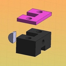 Mendel y belt tenditore attrezzo 3d asse cintura stampante parti 3d print model - Mito3D
