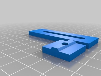 mendelmax endstop trinity labs rail holder mount openscad 3d printer parts 3d print model - Mito3D