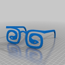 menthal ray ban apple óculos de volta medieval a moda 3d print model - Mito3D