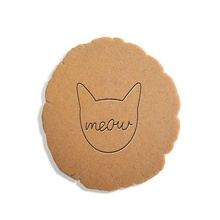 Miao gatto biscotto taglierina carina gattino divertimento cottura Impasto forma cucina infornare biscotti speculoos amore cacca 3d print model - Mito3D