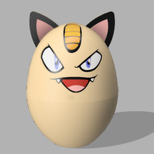 Miaou récipient gadget dessin animé Pokémon 3d print model - Mito3D