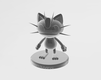 Miaou Pokémon 3d print model - Mito3D