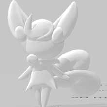 meowstic female 3d print model - Mito3D