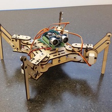 meped Vierbeiner Roboter gadget zu Fuß walker in der Robotik Vierbeiners octoped mearm hexapod Kopfkrabben biped 3d print model - Mito3D