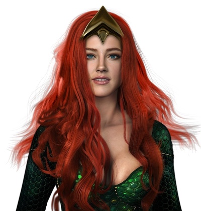 mera corona tiara cosplay aquaman film i fumetti comic books supereroe eroina 3d print model - Mito3D