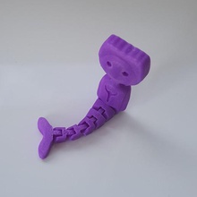 merboy gadget mermaid mermy articulated flexi print place toy fish 3d print model - Mito3D