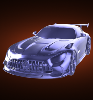mercedes-amg gt automobile car vehicle rally race sports derby turbo top speed 3d print model - Mito3D
