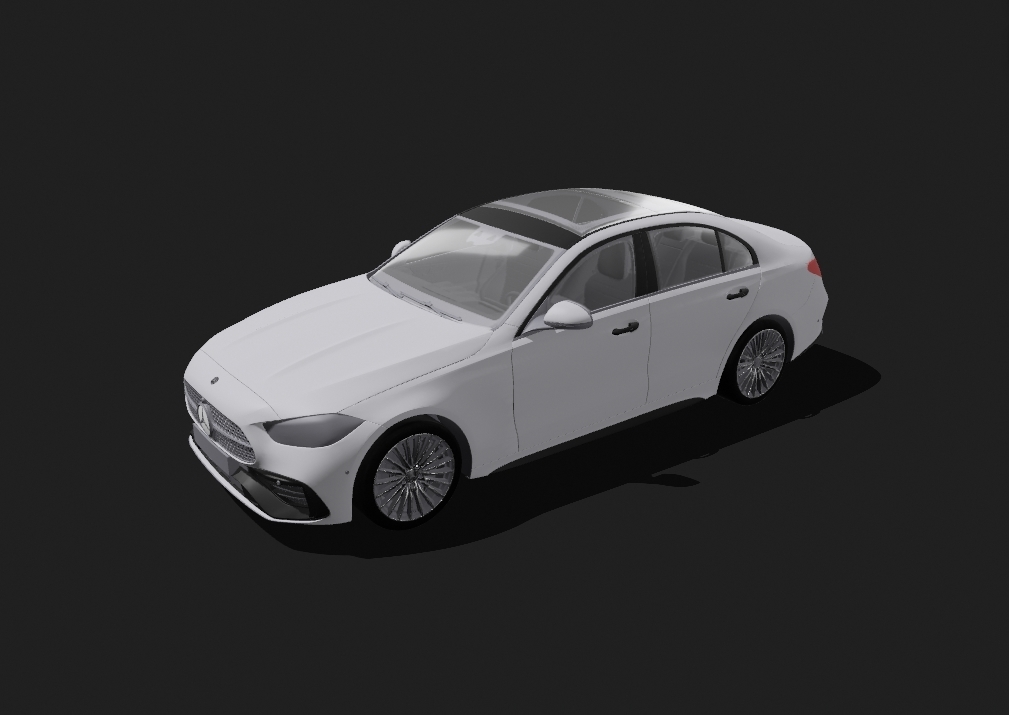 mercedes benz c class arte 250 auto réplica carro automóvel veículo estrangeiro sedan estação vagão Esportes 3D print model - Mito3D