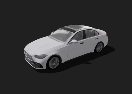mercedes benz c class Sanat Mercedes a 250 Oto kopya araba otomobil araç Dış sedan istasyon vagon Spor Dalları 3d print model - Mito3D