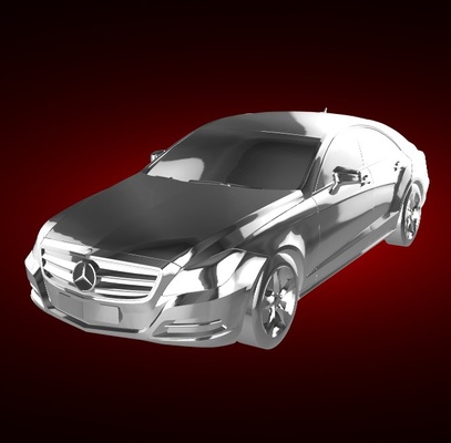 mercedes benz cls 350 w218 2012 class voiture véhicule rallier course sports derby supercar gt 3d print model - Mito3D
