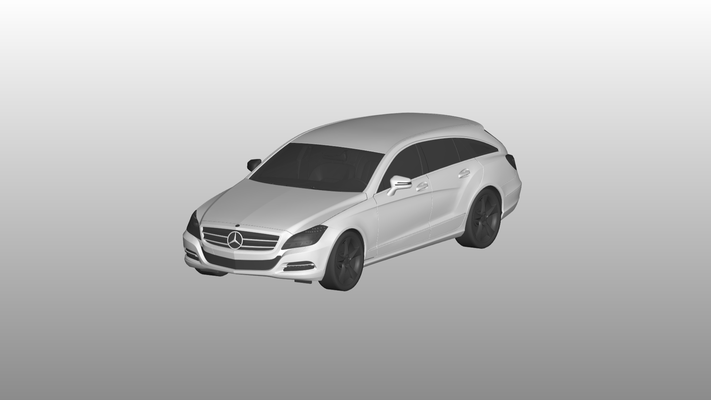 mercedes benz cls 63 amg freno gioco macchina auto veicolo automobile trasporto rc ar vr pronto aumentata realtà virtuale car3d 3d print model - Mito3D