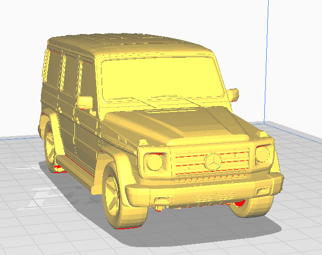 mercedes benz g55 amg Jeu voitures utilisation 2023 3D print model - Mito3D