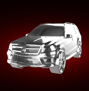 mercedes benz gl 63 ev 2013 Mercedes suv otomobil araba araç ralli yarış Spor Dalları derbi süper gt 3d print model - Mito3D