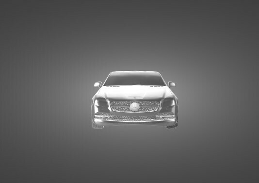 mercedes benz slk 350 slk350 coche vehiculo 3D print model - Mito3D