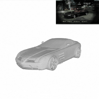 mercedes benz slr McLaren nécessaire vitesse voulait taureau besoin 3d print model - Mito3D