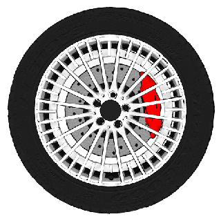 mercedes-benz wheels front rear mercedes wheel car detail high poly rim tire race tread accessories 3d print model - Mito3D