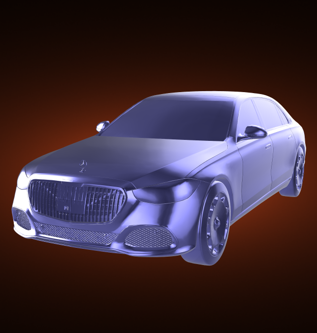 mercedes maybach s600 voiture véhicule rallier course sports Derby turbo vitesse 3D print model - Mito3D